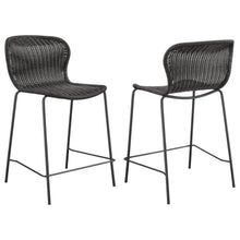  Mckinley - Faux Rattan Metal Chair (Set of 2)