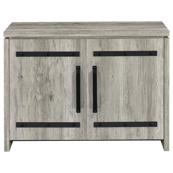 Enoch - 2 Door Engineered Wood Accent Cabinet - Gray Driftwood