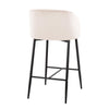 Folia - Adjustable Barstool (Set of 2) - Black Base