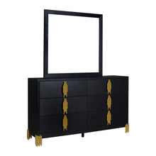  Empire - Dresser & Mirror - Black