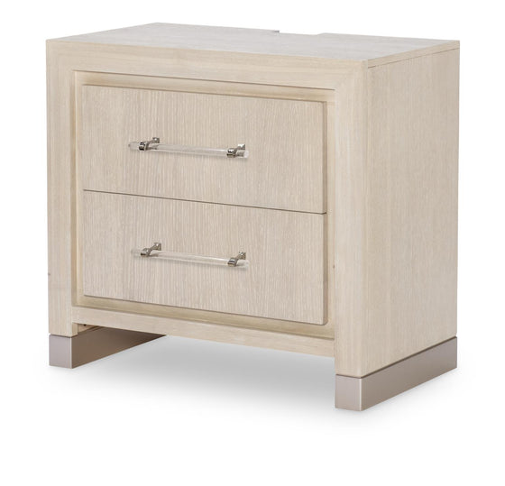 Bliss - 2 Drawer Nightstand - Soft Cashmere