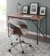 Margarite - Task Chair - Chrome Metal