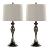 Ashland - 27" Metal Table Lamp (Set of 2) - Beige And Light Gray