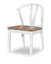 Franklin - Wishbone Back Side Chair - Harvest Oak / Natural White