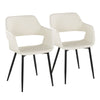 Margarite - Dining / Accent Chair - Black Metal (Set of 2)