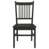 Marbrisa - Wood Dining Side Chair (Set of 2) - Matte Black