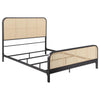 Lanewood - Open Cane Rattan Metal Bed