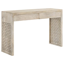  Rickman - 2-Drawer Wood Entryway Console Table - White Washed