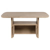 Kailani - Cane Counter Height Storage Dining Table - Beige Oak