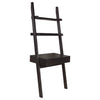 Colella - 3 Piece Ladder Desk And Bookcase Set - Cappuccino