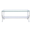 Saide - Rectangular Glass Top Coffee Table - Chrome