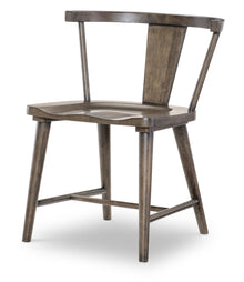  XXX's And OOO's - Splat Back Side Chair - Cocoa