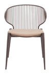 Silues - Dining Chair - Taupe & Brown