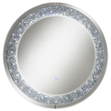  Lixue - Round Wall Mirror LED Lighting - Silver