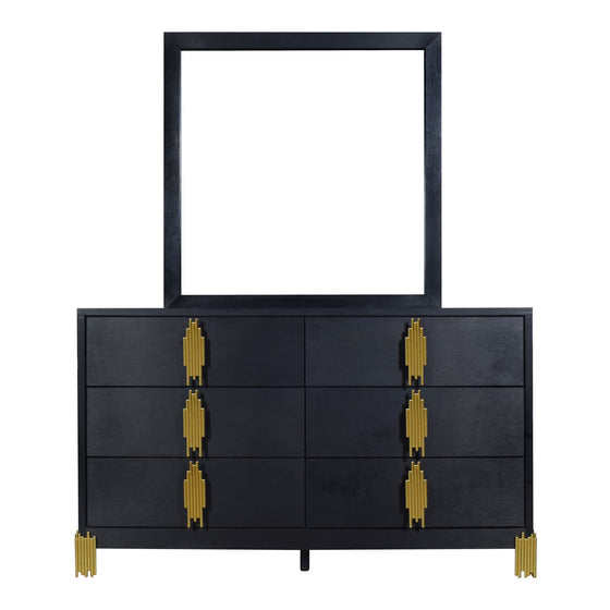 Empire - Dresser & Mirror - Black