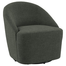  Leon - Upholstered Barrel Accent Swivel Chair