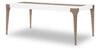 Melrose - Rectangular Dining Table - Cloud White And Desert Oak