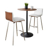 Pebble - Mason Swivel Counter Height Dining Set With Adjustable Table