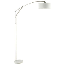  Moniz - Drum Shade Arc Adjustable Floor Lamp - Chrome