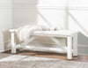 XXX's And OOO's - Wooden Bed Bench