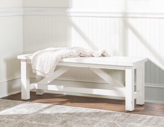 XXX's And OOO's - Wooden Bed Bench