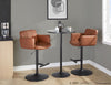 Santi - 25" Fixed-Height Counter Stool With Swivel - Walnut Wood (Set of 2)