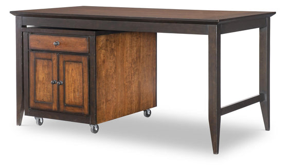 Fenmore - Kitchen Island Complete - Mocha And Distressed Cherry