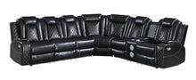  Orion - 3 Piece Power Sectional - Black