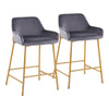 Daniella - Fixed-Height Counter Stool Set