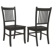  Marbrisa - Wood Dining Side Chair (Set of 2) - Matte Black