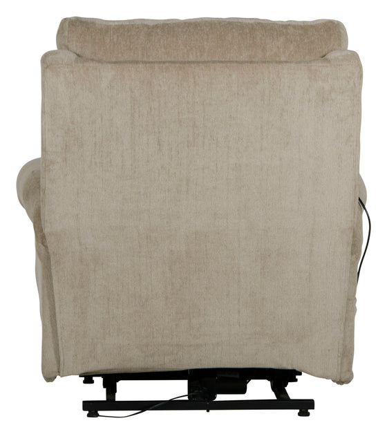 Warner - Power Headrest With Lumbar Power Lay Flat Recliner