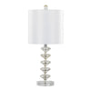 Diamond - Stacked 23" Crystal Table Lamp (Set of 2) - White