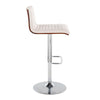 Mason - Adjustable Barstool (Set of 2) - White Cream