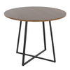 Cosmo - Canary Dining Table - Black Metal Base