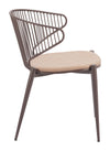 Silues - Dining Chair - Taupe & Brown