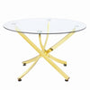 Beckham - Round Glass Top Dining Table