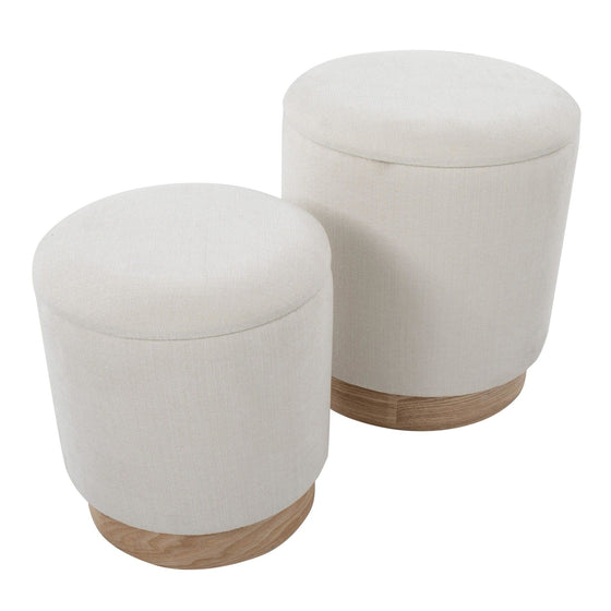 Marla - Nesting Ottoman Set