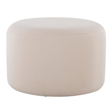  Large - Round Pouf - Beige