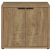 Pepita - 2 Door Engineered Wood Accent Cabinet - Mango Brown