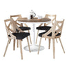 Dakota - Charlotte Dining Set - Brown Legs