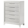 Marmore - 5-Drawer Bedroom Chest Of Drawers - White