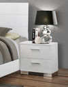 Felicity - 2-Drawer Nightstand - White High Gloss