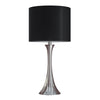 Lenuxe - 24" Metal Table Lamp (Set of 2) - Black And Gray