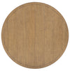 Hidden Canyon - Complete Round Dining Table - Dark Oak / Natural White